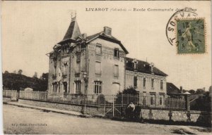 CPA LIVAROT Ecole Communale des Filles (1227407)