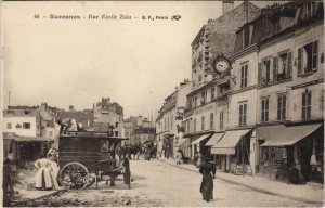 CPA SURESNES - Rue Emile Zola (44385)