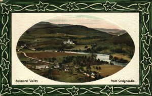 Vintage Postcard 1910 Balmoral Valley From Craignordle South Wales