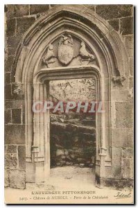 Old Postcard Auvergne Chateau Picturesque Murols Gate Chatelaine