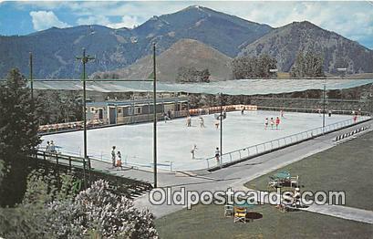 Ice Skating Postcard  Sun Valley Summer, Skating Rink