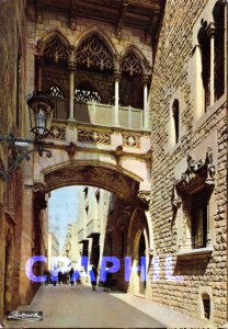 Postcard Modern BARCELONA. 2.180
Barrio G�tico. Calle del Obispo Irurita