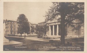 United States New York City Columbia University 1907 St. Paul`s Chapel postcard