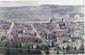 View of Aberdeen Washington From Belaire Hill New Bridge & Shopping Center