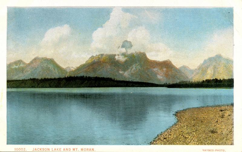 WY - Grand Teton National Park. Jackson Lake, Mt Moran   (Haynes)