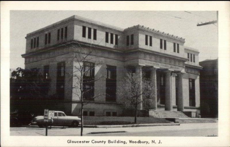 Woodbury NJ County Bldg Postcard