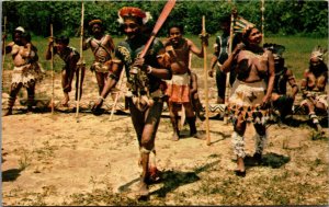 Colombia Huitoto Indian Snake Dance Leticia Amazonas Amazon Postcard C045