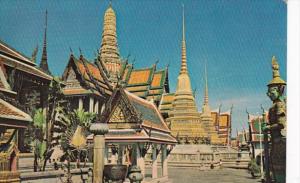 Thailand The Temple Of The Emerald Buddha In Bangkok Pan American Airways Card