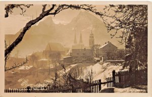 Berchtesgaden Watzmann Mountain Germany RPPC F.G. Zettz 1939 Photo Postcard