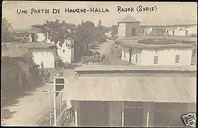 lebanon, RAYAK RIYAQ, Hauche-Halla (1926) RPPC