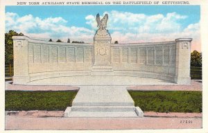 Civil War, New York Aux State Memorial,  Gettysburg, Pa,Old Postcard