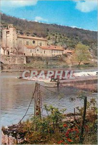 Modern Postcard St Martory (Haute Garonne) The Church XVIII Century and the G...