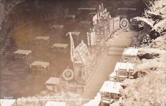 Mexico Teotihuacan Restaurant La Gruta Real Photo RPPC