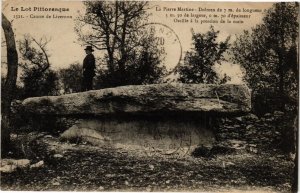 CPA Le Lot...-Causse de Livernon - La Pierre MARTINe - Dolmen du 7m (223464)