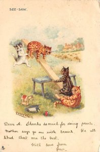 Raphael Tuck & Sons Serie Artist Louis Wain 1904 