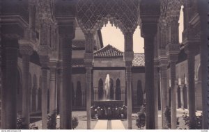 RP; GRANADA, Andalucia, Spain, 1930s; Granada Alhambra-Patio De Los Leones #2