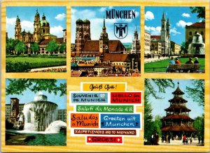 Germany Muenchen Greetings Multi View