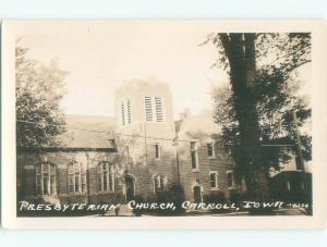 old rppc NICE VIEW Carroll Iowa IA i6508