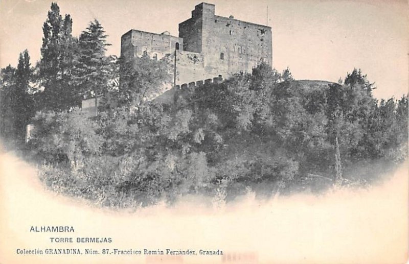 Torre Bermejas Alhambra Spain Unused 