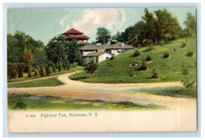 c1905 View Of Highland Park Rochester New York NY Unposted Rotograph Postcard