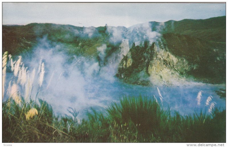 ROTORUA, Thermal District on North Island near AUCKLAND, New Zealand, 40-60s