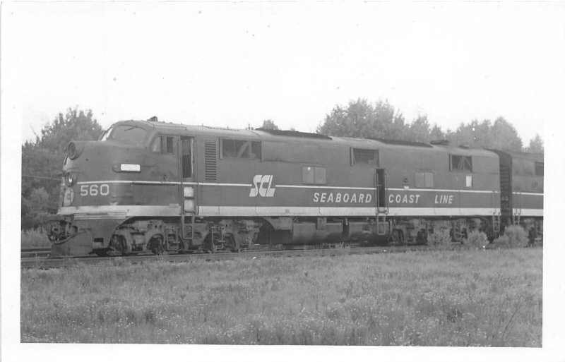 J46/ Savannah Georgia RPPC Postcard c1968 Seaboard Coast Line Railroad 114