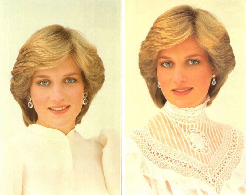 Princess Diana 21st Birthday Portrait Lord Snowdon 2x Postcard s