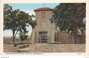 SANTA FE, New Mexico , 10-30s ; Old San Miguel Mission