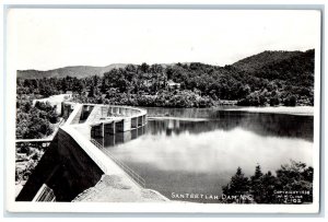 c1940's Santeetlah Dam Graham County North Carolina NC RPPC Photo Postcard