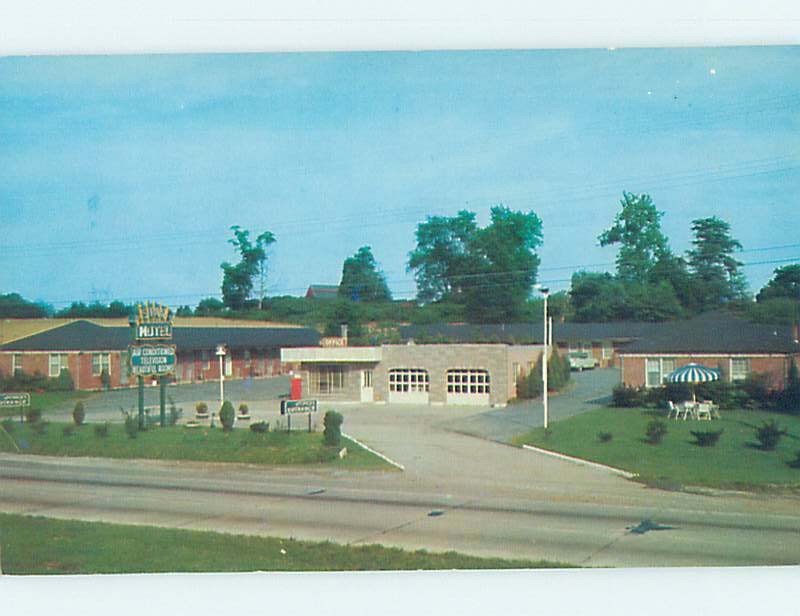 Pre-1980 MOTEL SCENE Baltimore Maryland MD AD9314