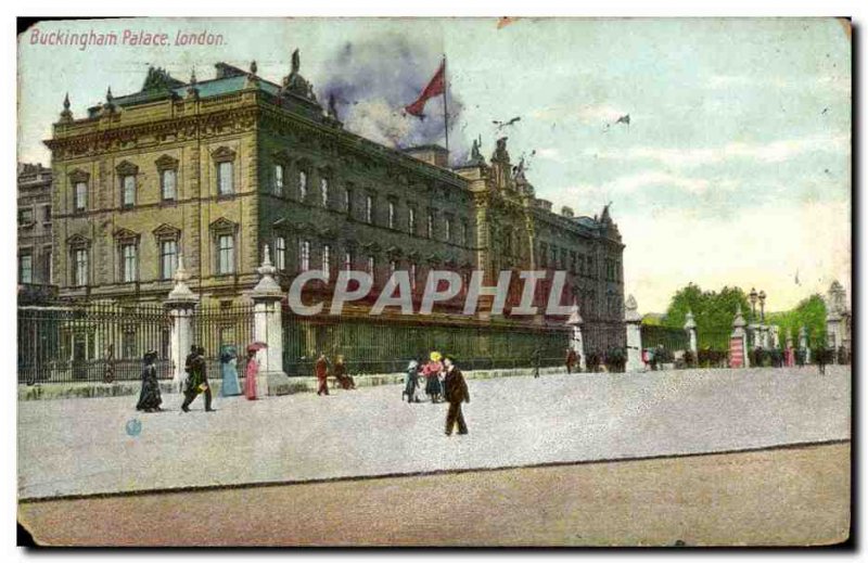 Old London Postcard Buckingham Palace