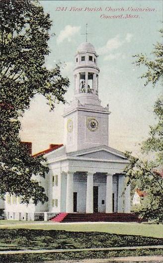 First Parish Church Unitarian Concord Massachusetts