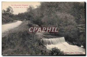 Old Postcard Morvan Jumping trout