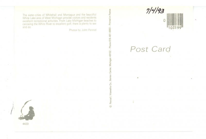 MI - Whitehall-Montague. Multi-View, White River Lighthouse(continental size)