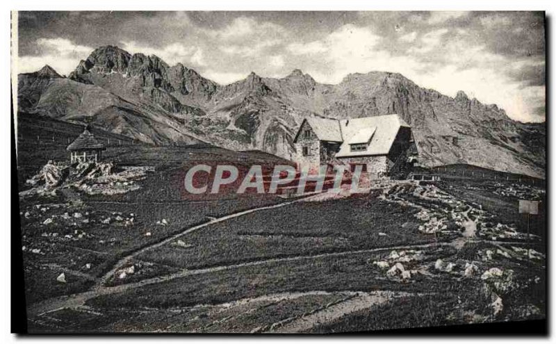 Old Postcard The Garden Lautaret Aipin And Le Massif Du Galibier