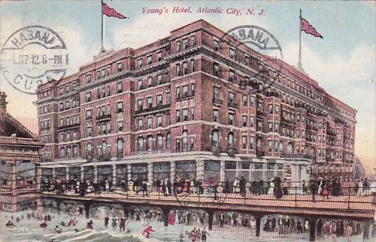 New Jersey Atlantic City Young's Hotel 1912