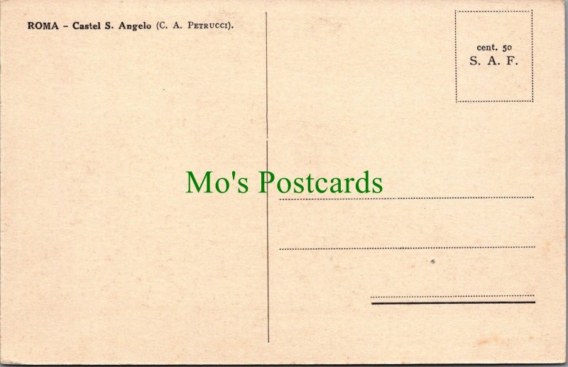 Italy Postcard - Castel S.Angelo, Rome SW6746