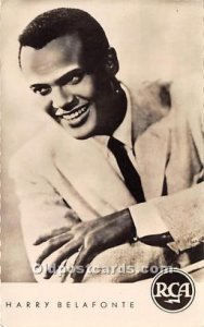 Harry Belafonte Black Entertainer Unused 