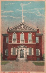 1915 Carpenters Hall Landmark Philadelphia Pennsylvania PA Vintage Postcard