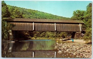 M-98302 Catskill Mountain Covered Bridge Beaverkill New York USA