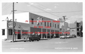 CA, Loyalton, California, RPPC, Street Scene, 50s Cars, Eastmans Photo No B9425