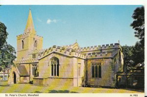 Nottinghamshire Postcard - St Peter's Church - Mansfield - Ref 21259A