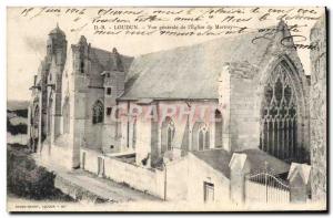 Old Postcard Loudun General view of & # 39Eglise Martray