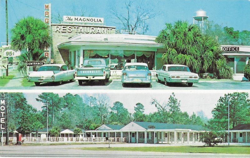 The Magnolia Restaurant and Motel Air Conditioned Hardeeville South Carolina
