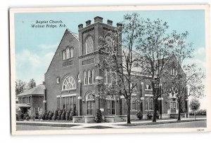 Walnut Ridge Arkansas AR Postcard 1946 Baptist Church