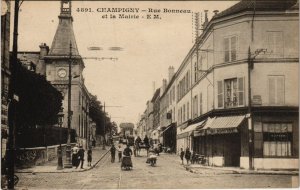 CPA CHAMPIGNY Rue Bonneau et la Mairie (65576)