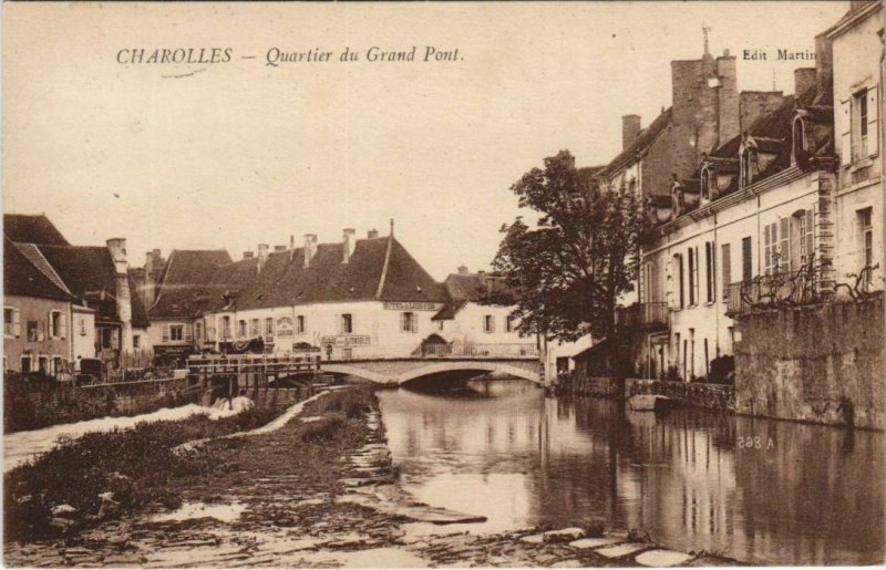 CPA CHAROLLES Quartier du Grand Pont (1190569)