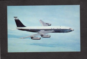 EL AL Israel Airlines Airplane Plane Boeing 720B Plane Postcard Aviation