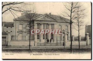 Old Postcard Rambouillet Palace of Justice