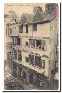 Rennes Old Postcard The House Duguesclin